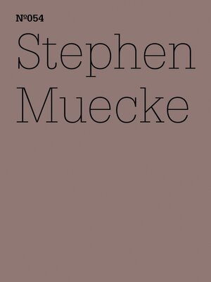 cover image of Stephen Muecke
